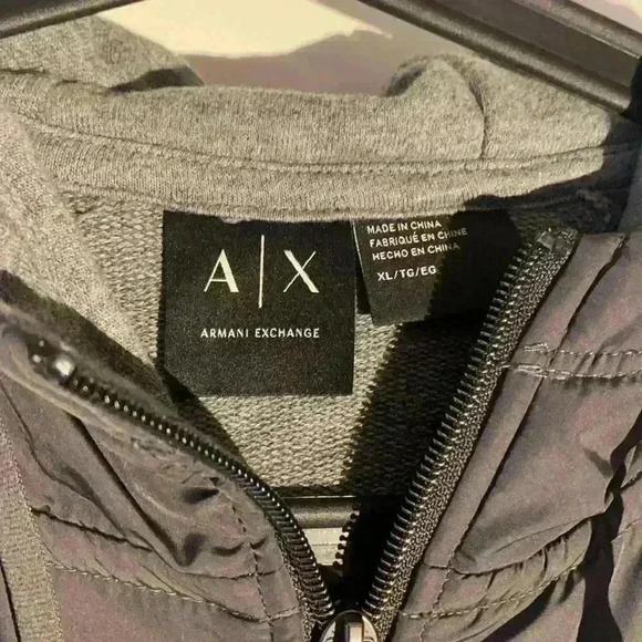 Armani Exchange Men’s hooded jacket XL - Picture 4 of 6